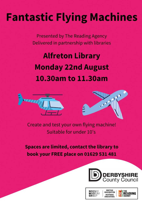 Fantastic Flying Machines at Alfreton Library