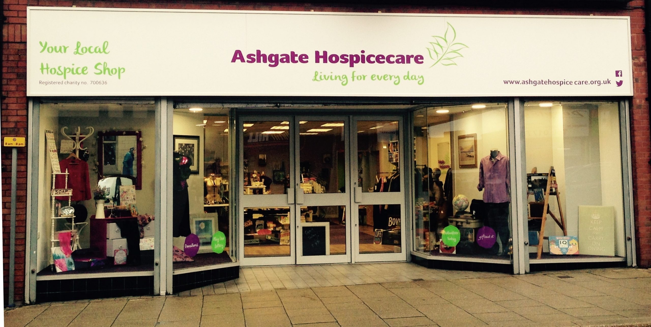 Ashgate Hospice shop, Alfreton