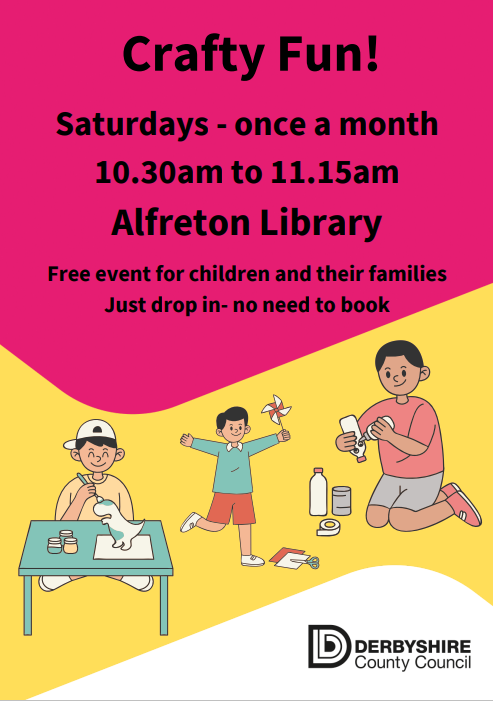 Craft sessions at Alfreton Library