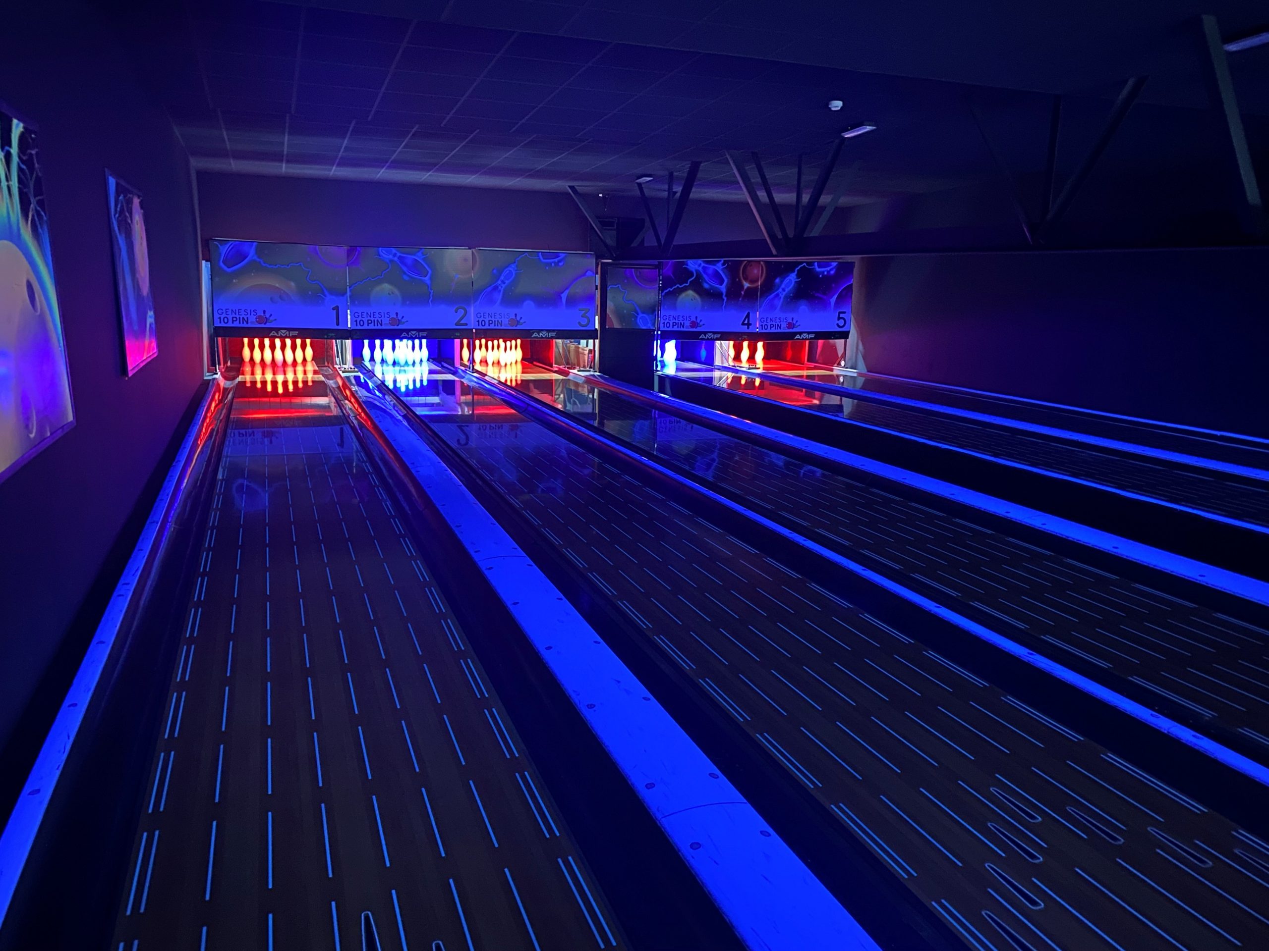 New bowling lanes open at Genesis Entertainment Centre