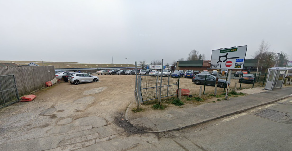 A plot of land next to Mcdonalds in South Normanton will go to auction this week