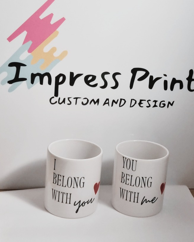 Impress Print - a new personalised mug business launched in time for Valentine's Day