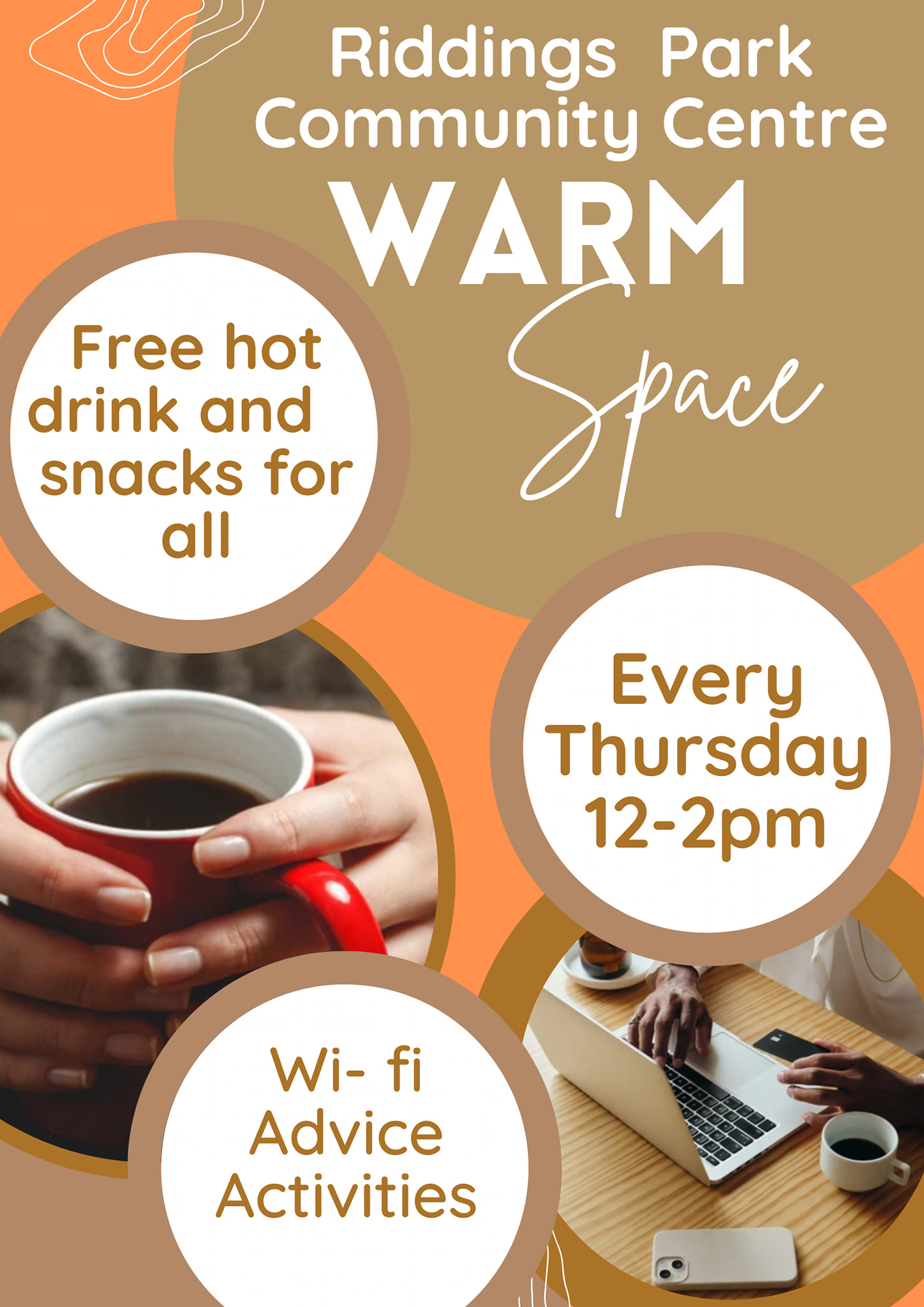 Riddings Park Community Centre will launch its Warm Space on February 2