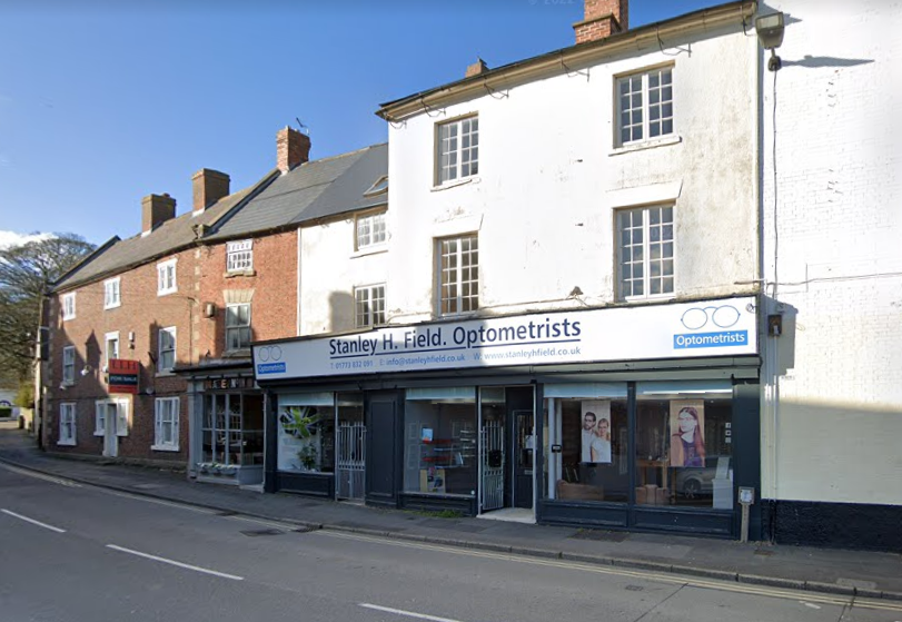 19 Church Street, previously home to an Alfreton opticians, will go to auction in March 2023