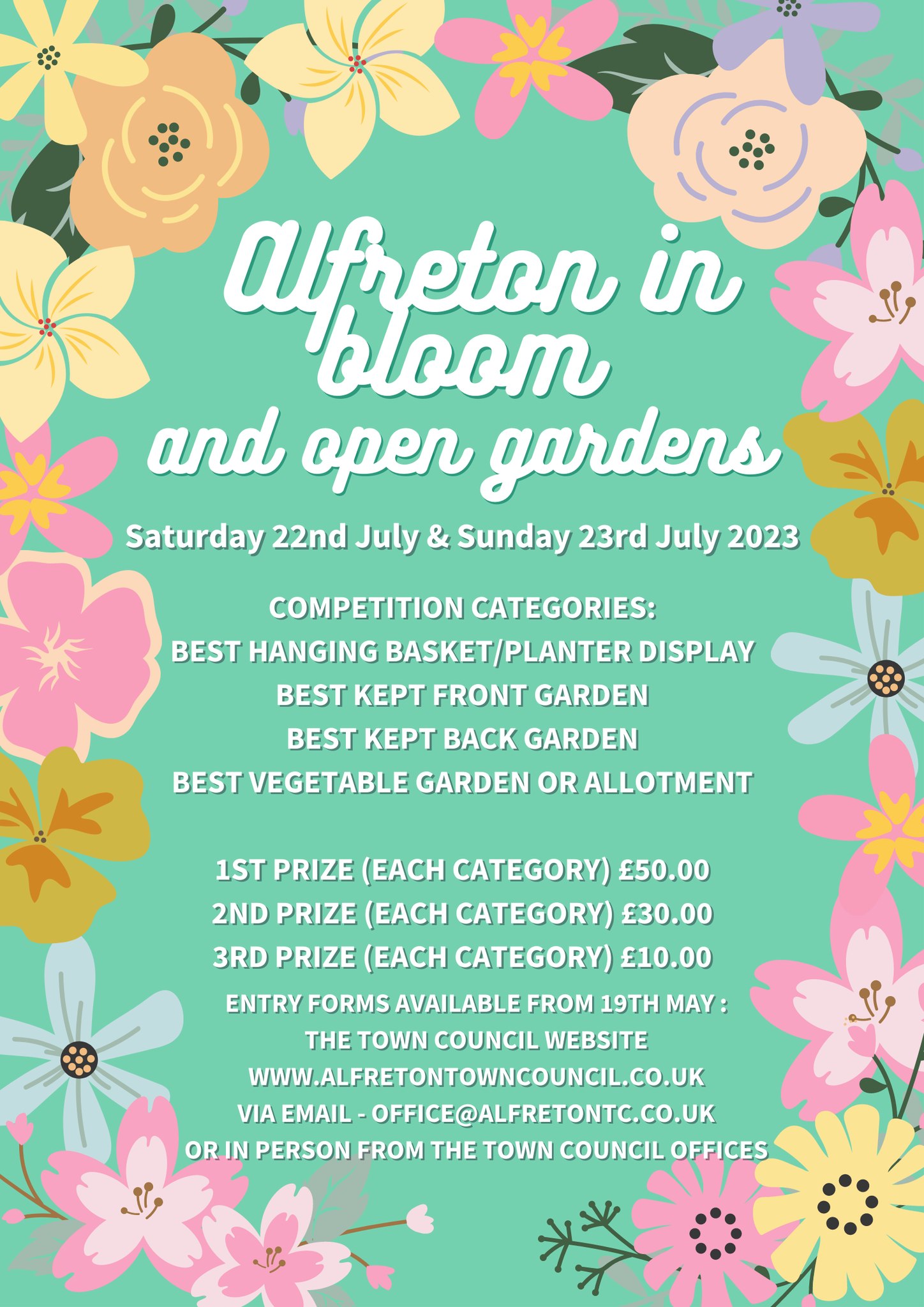 The Alfreton in Bloom Competition is now open