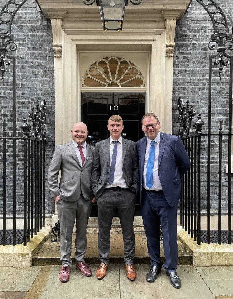 Bottled Up Blokes rounds off first year with visit to 10 Downing Street