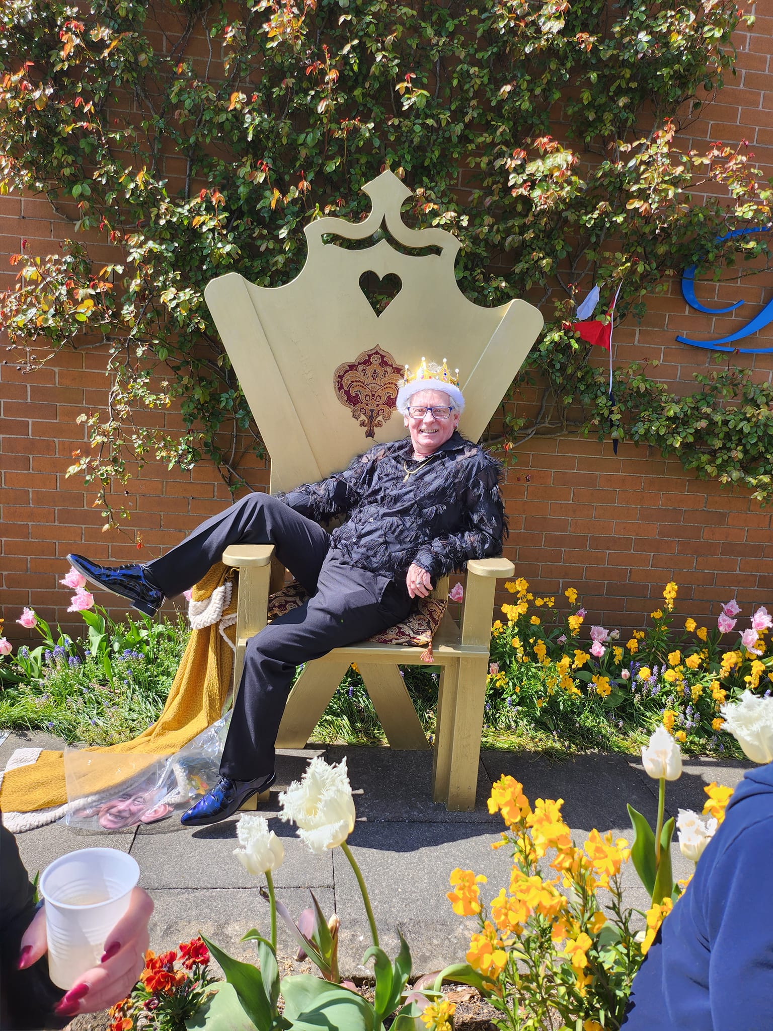 David Nieper held a King's Coronation Picnic on May 4