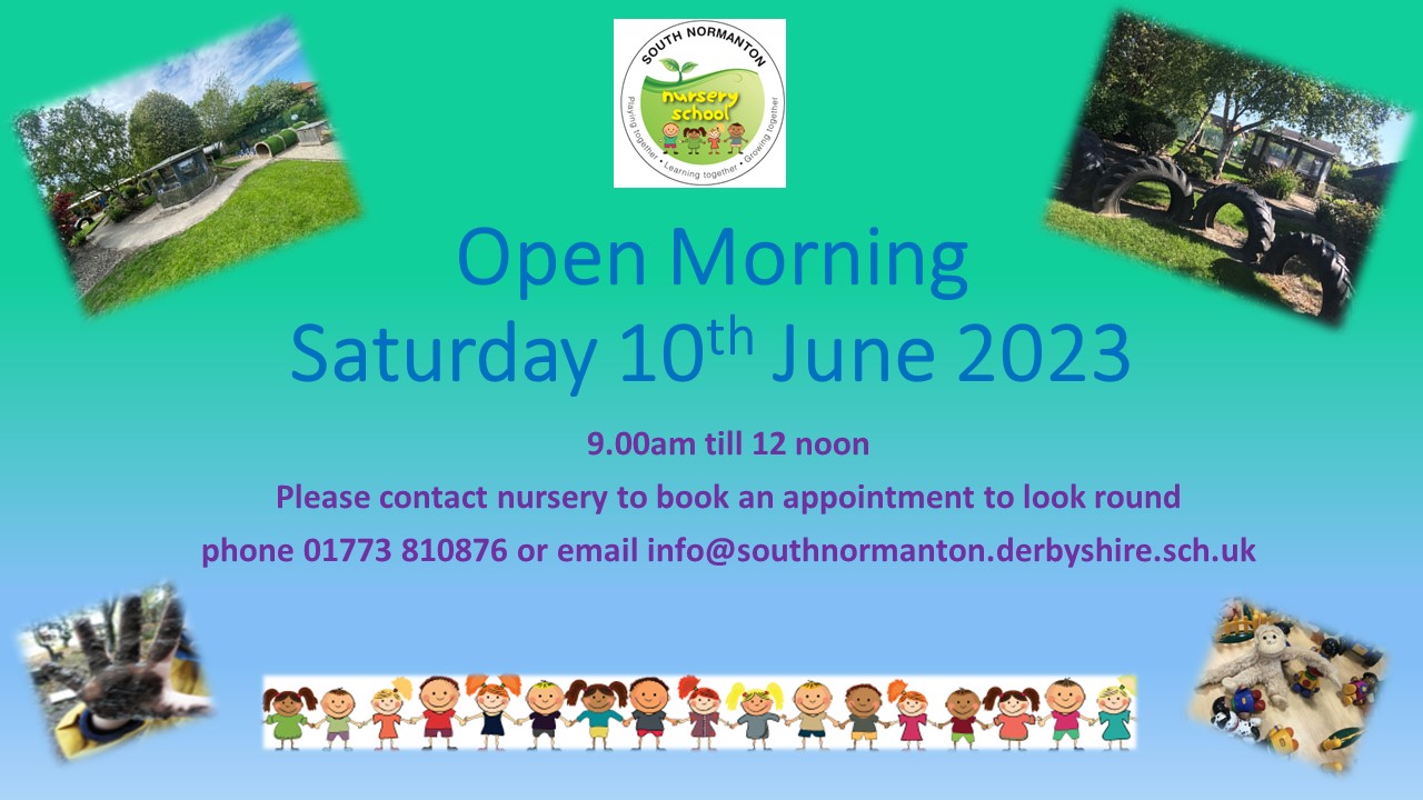 South Normanton Nursery School will host an open morning event on June 10