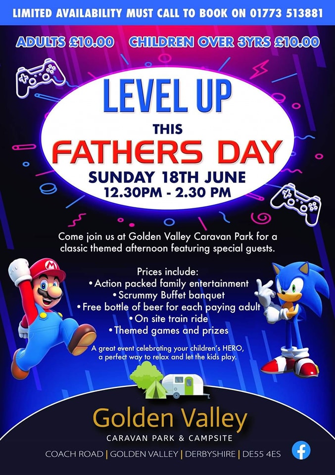 Golden Valley Holiday Park will host a fun-filled Father's Day celebration