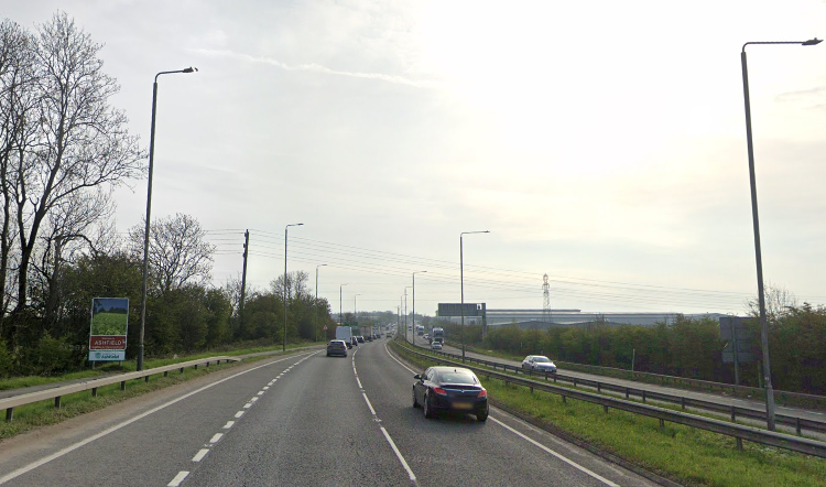 A stretch of the A38 will close between South Normanton and Sutton in Ashfield
