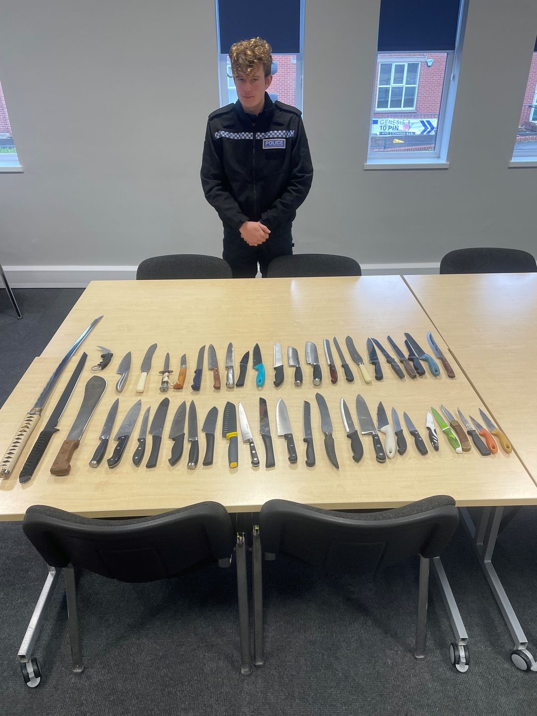 Almost 50 knives collected by Police during Operation Sceptre