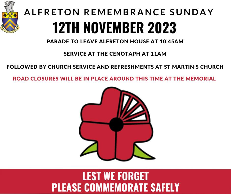 Lest We Forget – town to gather for Remembrance Sunday