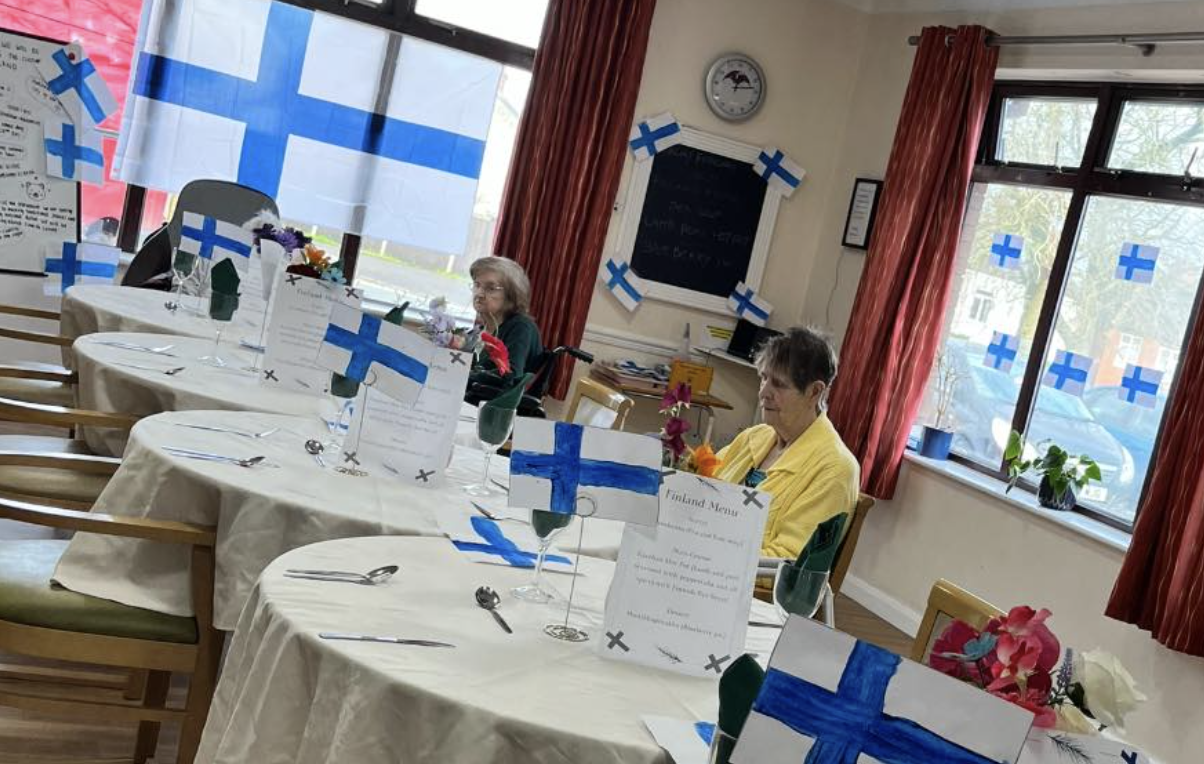 All things Finnish for celebrations at care home