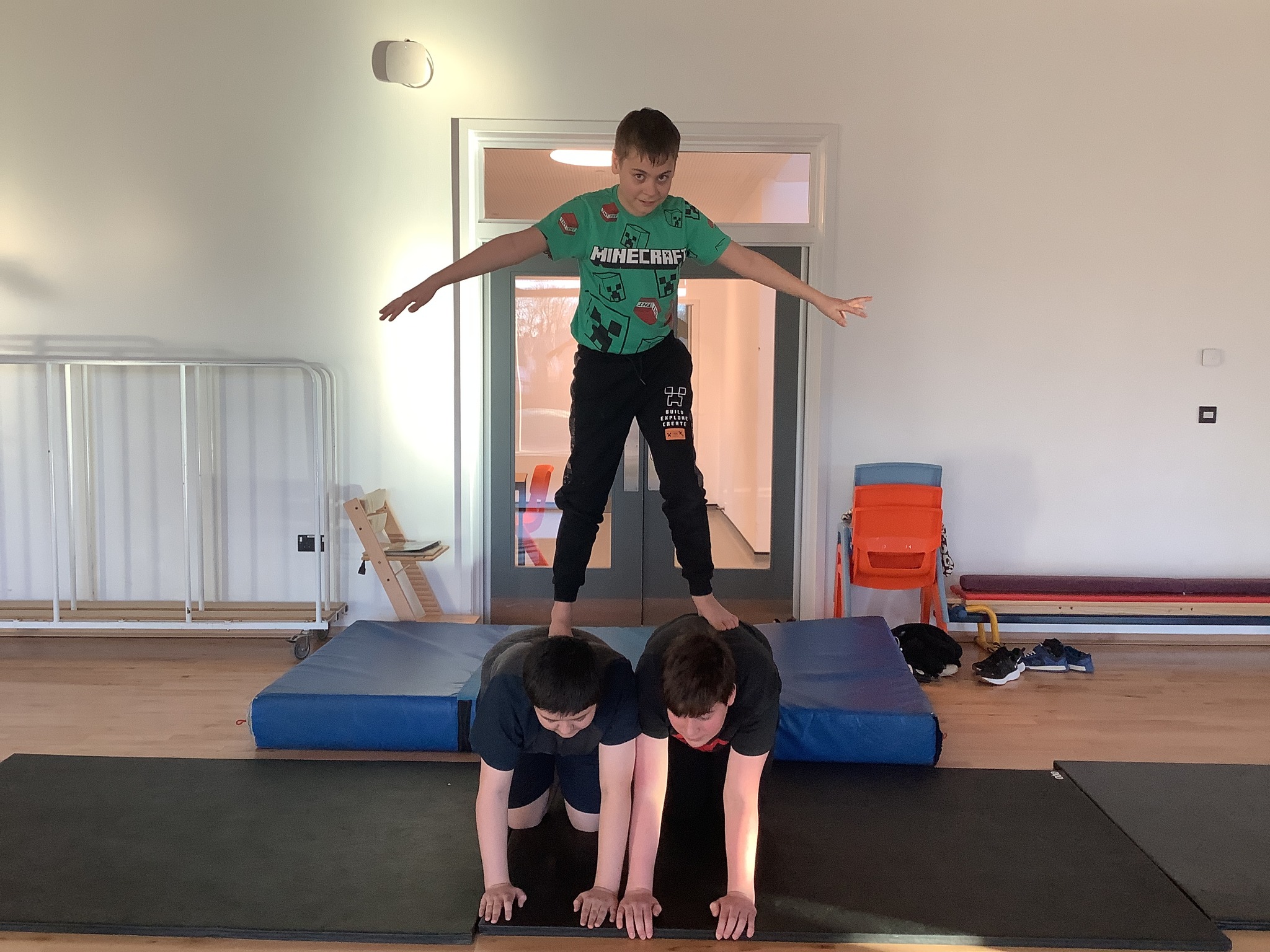 Gymnastics fun at Alfreton school