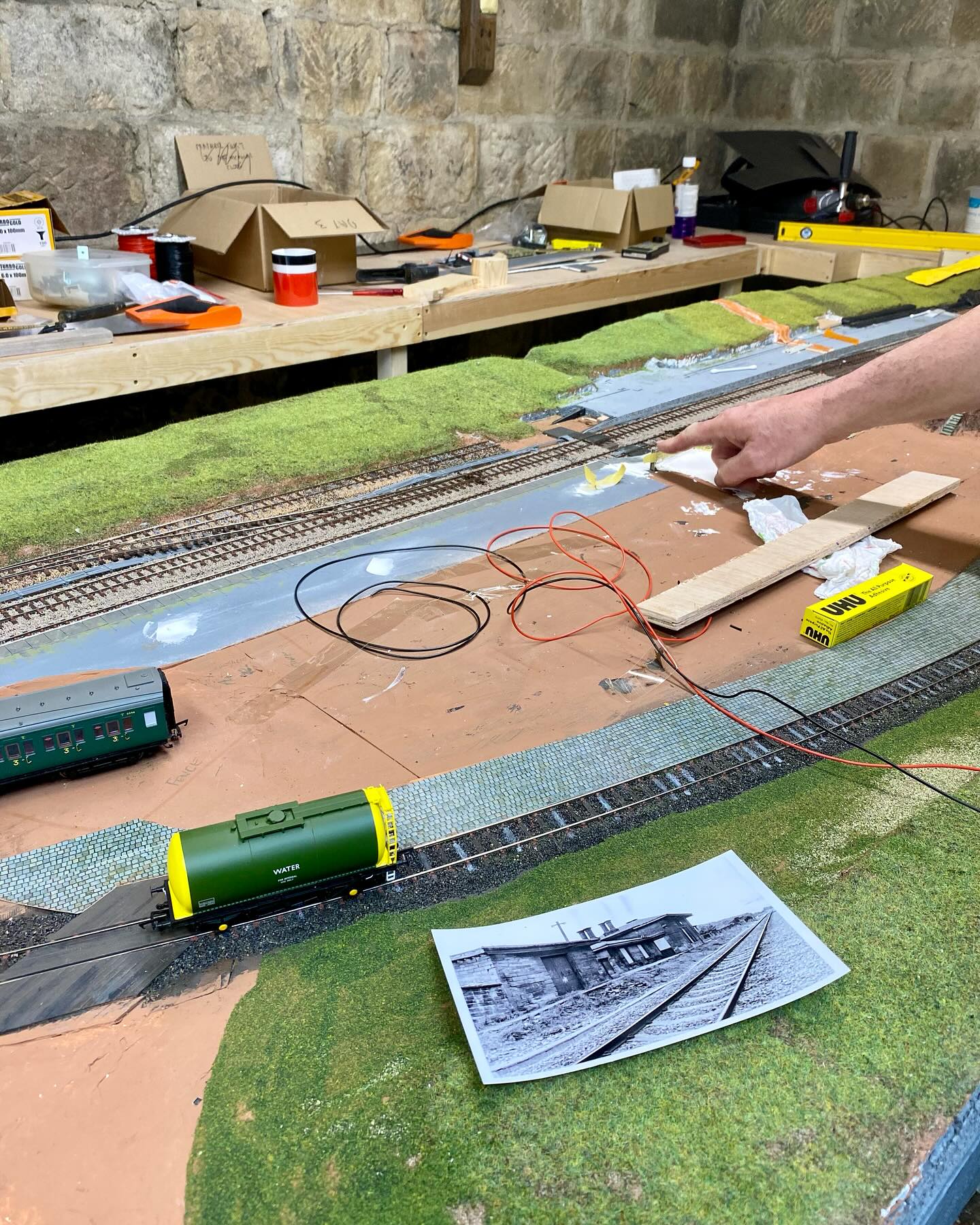 Model work at Derbyshire heritage site