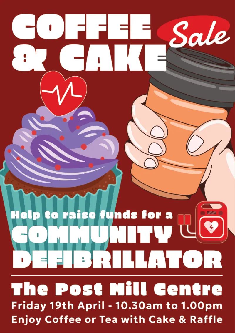 Fundraiser for defib at community centre