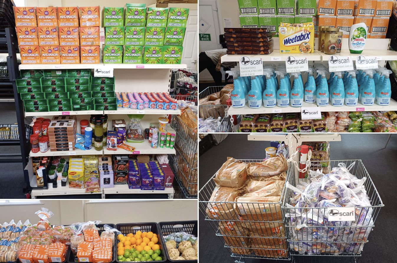 Lots on offer at community pantry